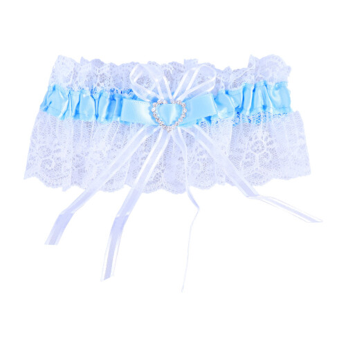 Bridal Garters De Encaje Con Diamantes Para Mujer ( )
