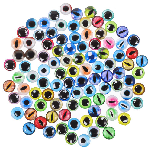 200 Unidades Ojos Artificiales Para Muñecas Decorativos 1