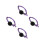 4 Unidades Collar Ajustable Para Con Tracer Reflectante 8