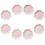 8 Unidades Platos De Pastel Flor Desechables Para 9
