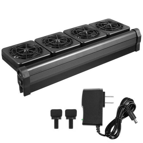 Ventilador Ajustable Para Acuario 4 Cabezas Y