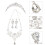De Para Mujer, De , Collar Y Pendientes 1