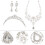 De Para Mujer, De , Collar Y Pendientes 3