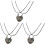 6 Unidades Colgante Inoxidable Negro 2