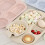 5 Piezas Dividido Con Tenedor Rosa 11
