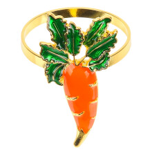 4St Decoratieve Metalen Servetringen Voor Gezellige Feesttafels