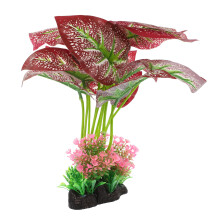 2 Unidades Planta Acuario Artificial Plástico Para Pecera