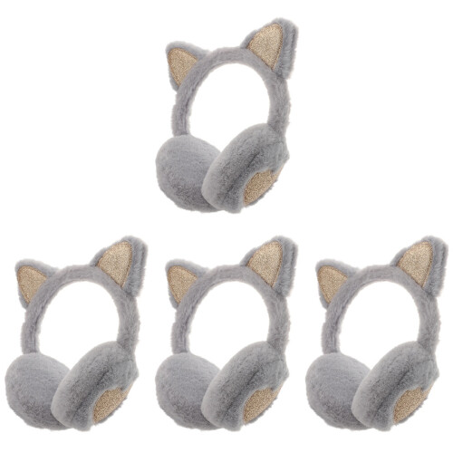 4 Pièces Bonnets D’oreilles Oreilles De Chat En 1