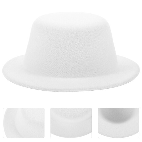6 Pièces Chapeaux À Large Bord En Felt Pour Poupées 2