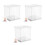 6Pcs Clear Cake Gift Boxes Food-Grade Transparent Cake Storage Boxes 8