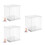 6Pcs Clear Cake Gift Boxes Food-Grade Transparent Cake Storage Boxes 7