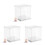 6Pcs Clear Cake Gift Boxes Food-Grade Transparent Cake Storage Boxes 3