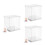 6Pcs Clear Cake Gift Boxes Food-Grade Transparent Cake Storage Boxes 6