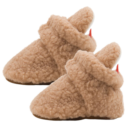 1Paire Prewalker Bébé Coton Épais Chaussures Hiver