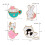 4 Pièces Épinglette Goutte Broche Animé Badge Pour 1