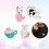 4 Pièces Épinglette Goutte Broche Animé Badge Pour 4