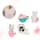 4 Pièces Épinglette Goutte Broche Animé Badge Pour 11