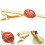 2 Pièces Pinces À Cravate En Cuivre Style Chinois Pour 11