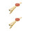 2 Pièces Pinces À Cravate En Cuivre Style Chinois Pour 4