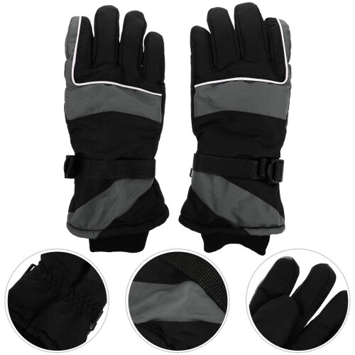 1 Paire De De Hiver Coupe-Vent Et Antidérapants 1