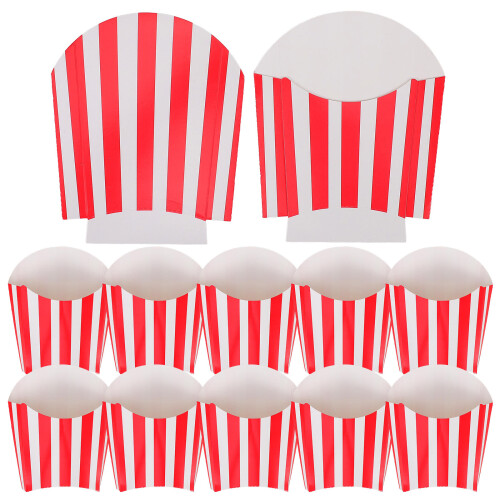 50 Pièces Boîtes À Popcorn Récipients Pour Frites 1
