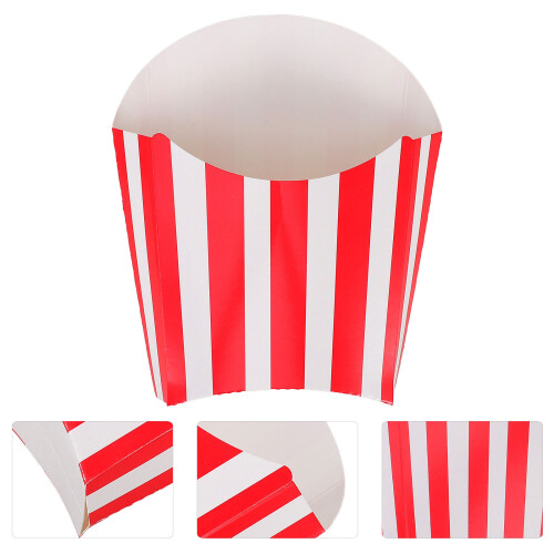 50 Pièces Boîtes À Popcorn Récipients Pour Frites 2