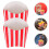 50 Pièces Boîtes À Popcorn Récipients Pour Frites 5