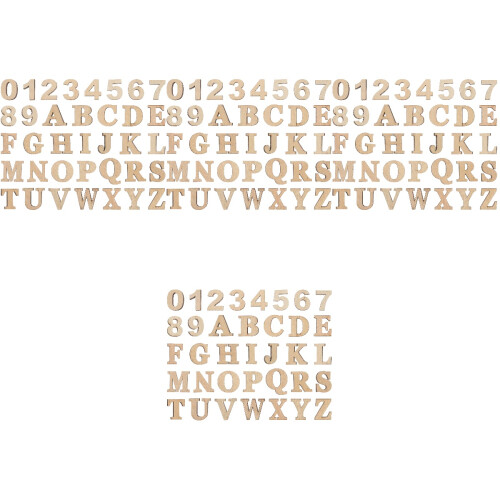 144 Pièces Lettres Chiffres Miniatures En Pour Scrapbooking 2