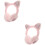 2 Pièces Bonnets D'oreilles Motif Chat 6