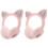 2 Pièces Bonnets D'oreilles Motif Chat 2