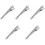 5 Pièces Clip De Cravate Long Pour Costume Affaires 3