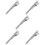 5 Pièces Clip De Cravate Long Pour Costume Affaires 8