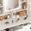 Dressing Table with LED Mirror Vanity Desk Dresser 8