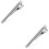 2 Pièces Clip De Cravate Style Long Barrette Pour 6