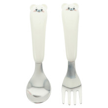 Ensemble Couverts Bébé Fourchette Acier Inoxydable