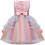 1Jurk Roze Feestjurk Met Strik En 1
