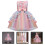 1Jurk Roze Feestjurk Met Strik En 3