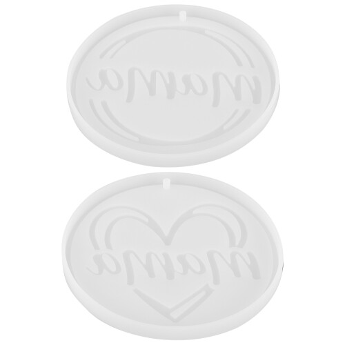 8 Pièces Mots Porte-Clés En Silicone Pendentif Collier 1