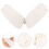 3 Pièces Faux Pour Femme De Pull Robe Costume 5