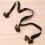 2Pcs Adjustable Dog Potty Training Bells For Housebreaking (Black) 8