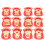 24 Pezzi 2021 Buste Rosse Animato Bue 11