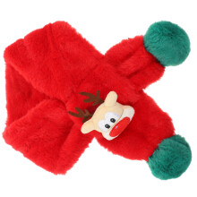 2 Pcs Christmas Scarf Winter Warm Neckerchief Holiday Gift