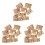 30 Vintage in Carta Kraft con Secchi per Ringraziamento 2