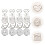 20 Pezzi Mini Supporti Per Foto E In Carta Con Clip Metallo 5