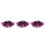 3 Pezzi Viola Gonna Rete Tutu Con Cerchietto 4