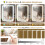 Dressing Table with LED Mirror Vanity Desk Dresser 12