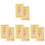 8 Pezzi Carta In Metallo Stile 4
