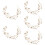 5 Pezzi Fascia Per Sposa Con Fiori E 10