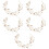5 Pezzi Fascia Per Sposa Con Fiori E 7