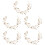 5 Pezzi Fascia Per Sposa Con Fiori E 6